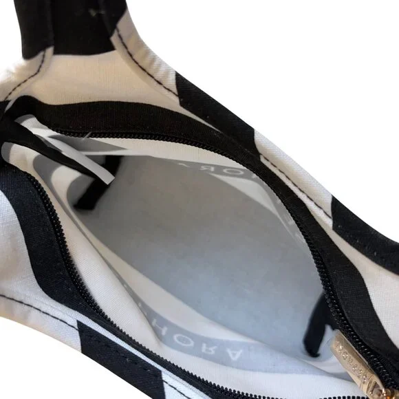 Sephora Favorites Black and White Mini Tote Bag with Handles - Picture 3 of 7